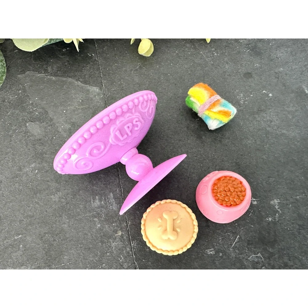 Littlest Pet Shop accessory lot bird bath LPS Hasbro